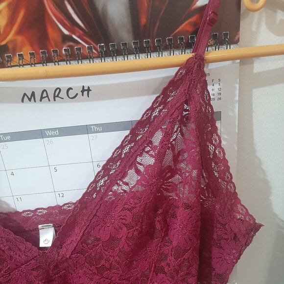 Women's Large Stretch Undress intimate Dark-Pink - Picture 2 of 8